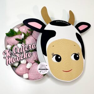 Archivo para recortar y armar caja en forma de sony vaca