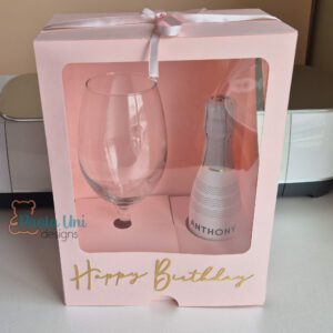 Archivo para recortar y armar caja para copa de vino y botella pequeña, PDF, SVG CRICUT, STUDIO acepto cualquier tarjeta y paypal