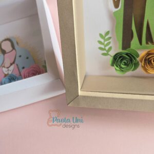 Archivo para recortar y armar shadow box incluye virgen de Guadalupe y san Judas PDF, Studio, SVG