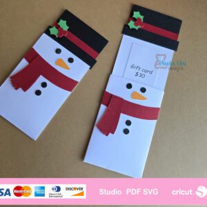 Archivo para recortar y armar soporte tarjeta regalo