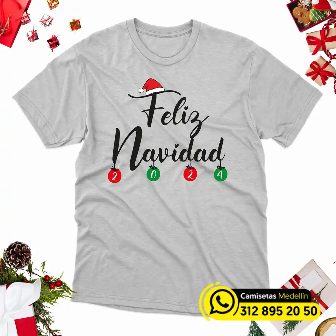 camisetas navidad familia medellin