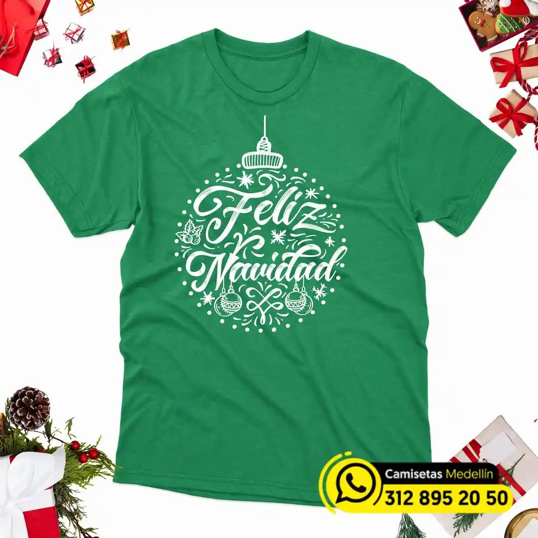 camisetas navidenas medellin