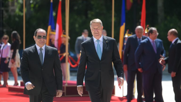 Iohannis laudă eforturile Egiptului pentru consolidarea securității regionale