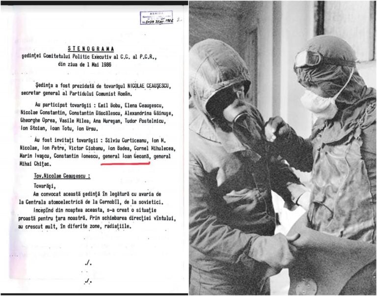 DOCUMENT Ședința convocată de Ceaușescu, în 1986, după dezastrul de la Cernobîl