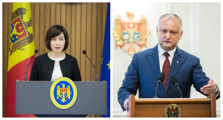 Dodon l-a invitat pe ministrul rus al Apărării. Maia Sandu se opune