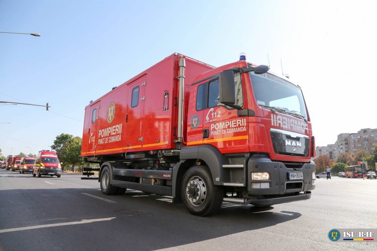 Incendiu la Policlinica Ministerului de Interne