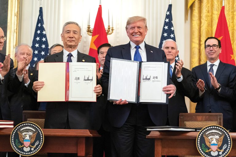 Noul acord comercial SUA – China este un armistițiu tensionat Noul acord comercial SUA – China este un armistițiu tensionat