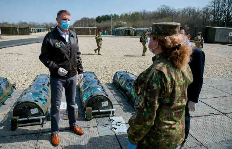 Iohannis se declară mulțumit de Spitalul Militar de Campanie ROL II