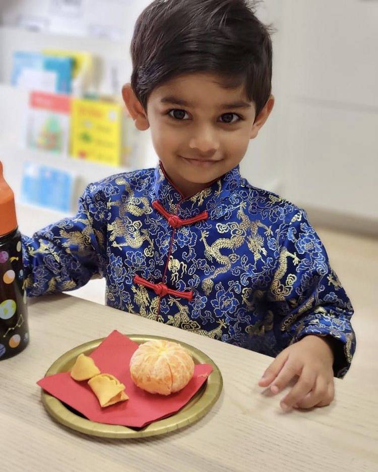 smiling preschooler
