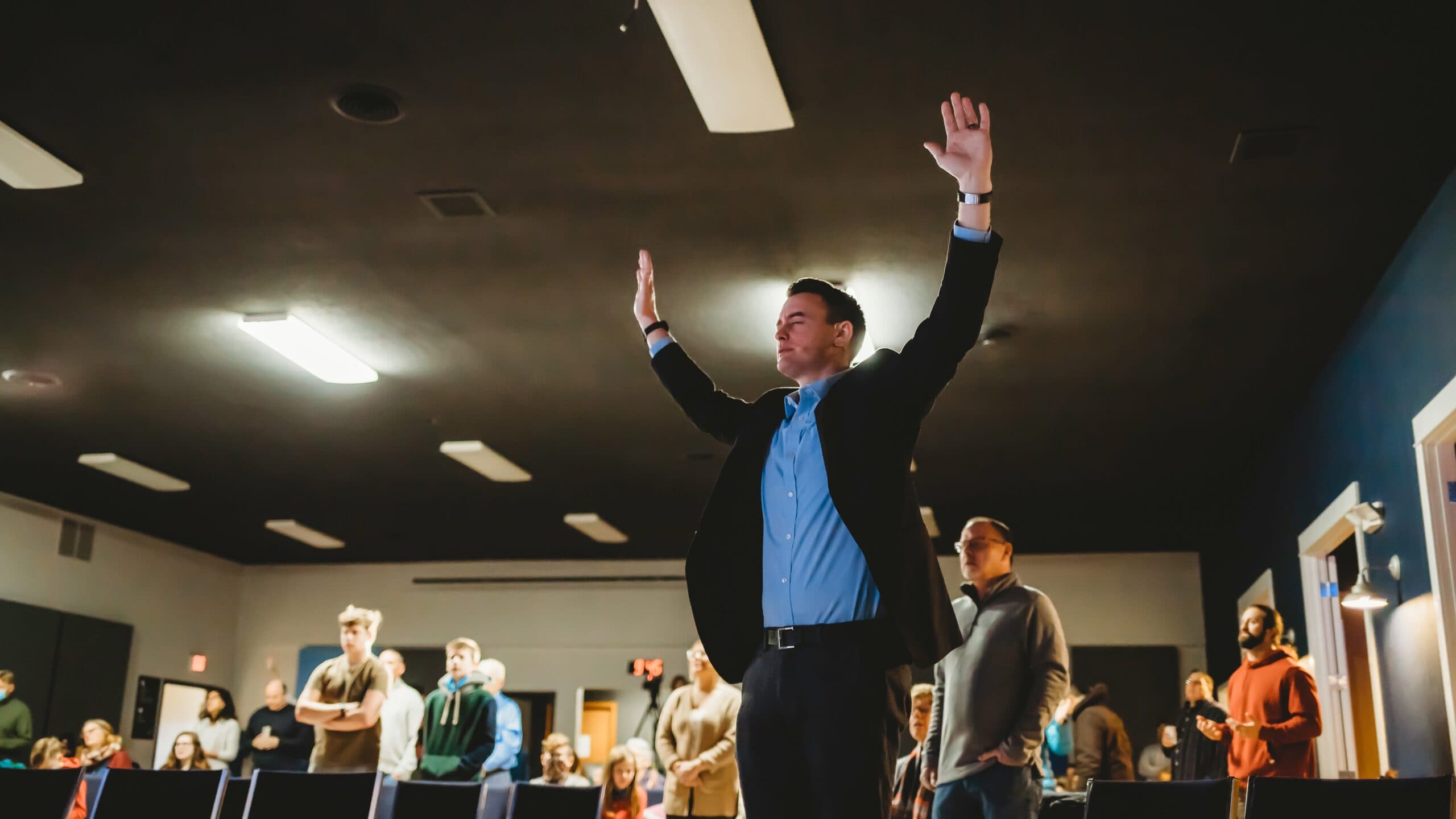 Sunday worship service