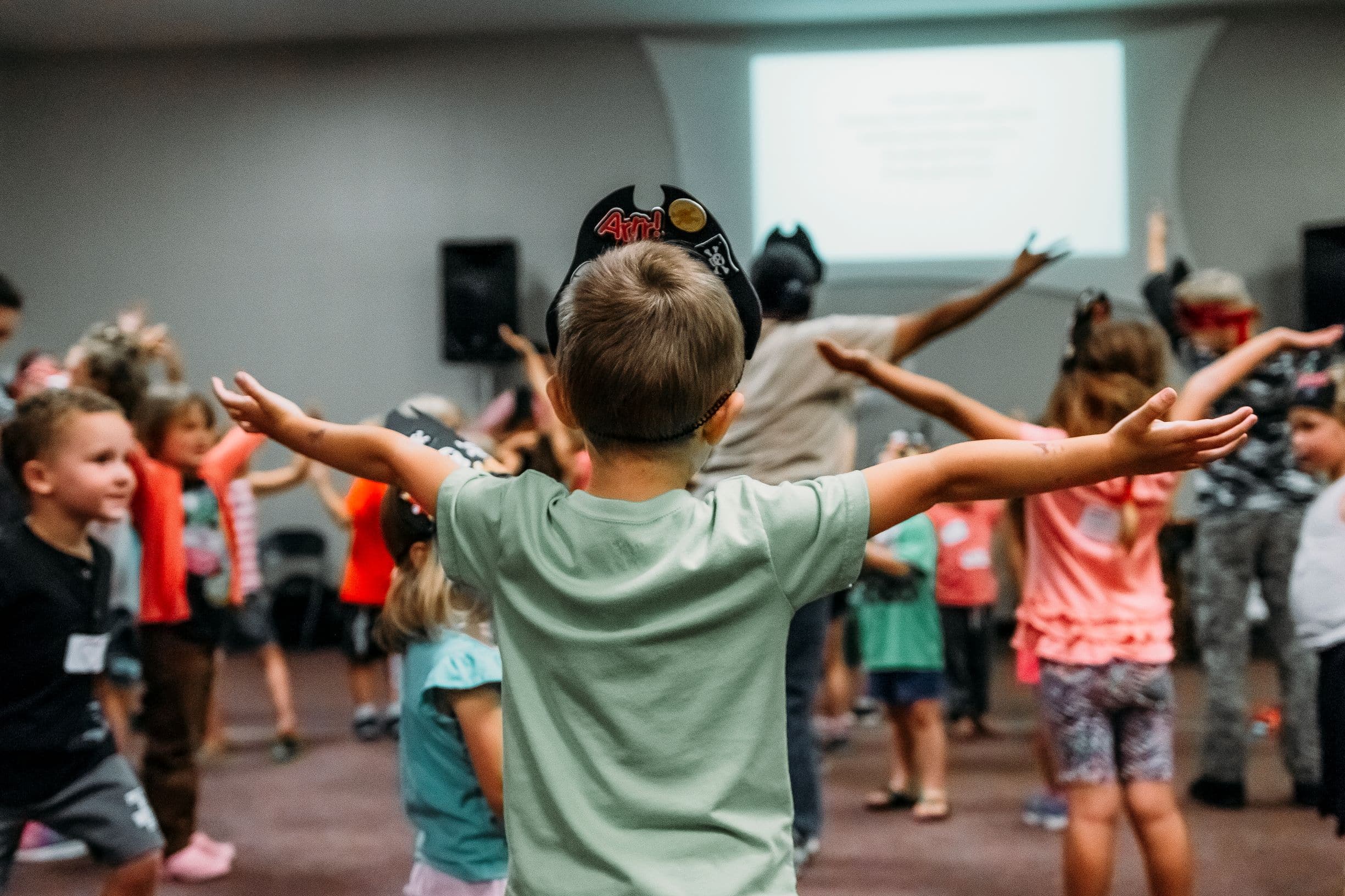 Kids in worship at River of Life