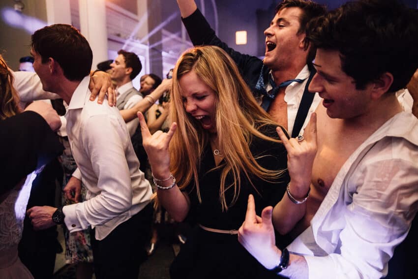dancefloor wedding photography