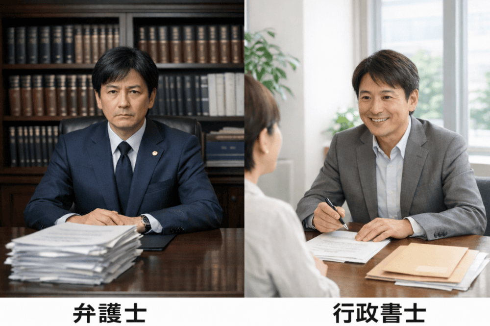 行政書士が向いている離婚、弁護士が向いている離婚