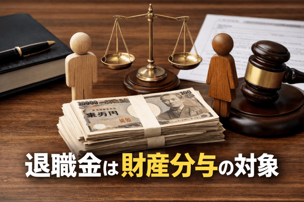 退職金と財産分与を考えるイメージ