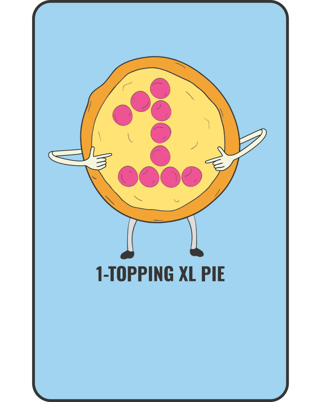 1 topping graphic