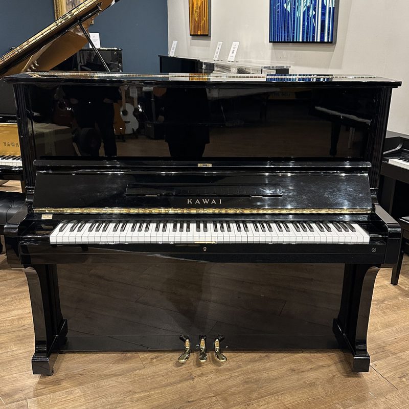 Used | Kawai BL-61 | Upright Piano | Black Polyester