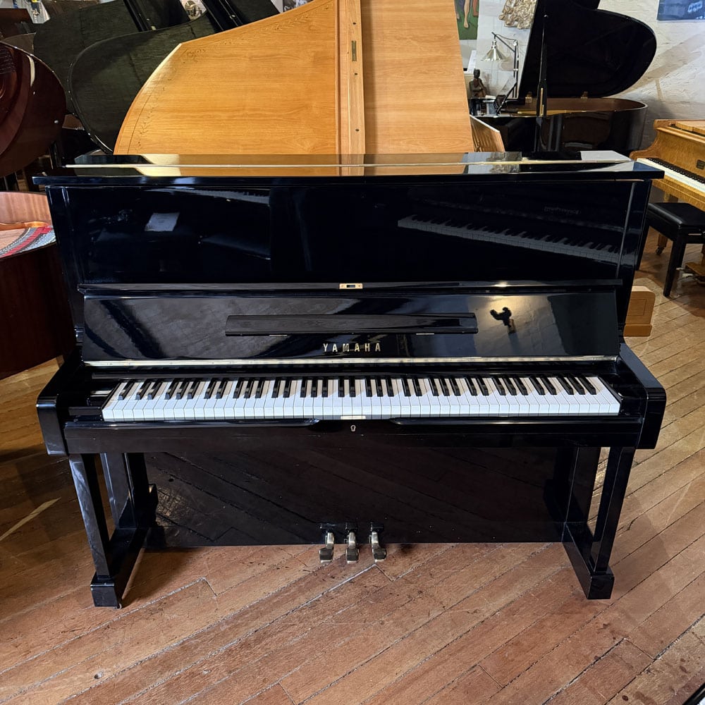 Used | Yamaha U1 | Upright Piano  | Black Polyester | Piano Only | 1442813