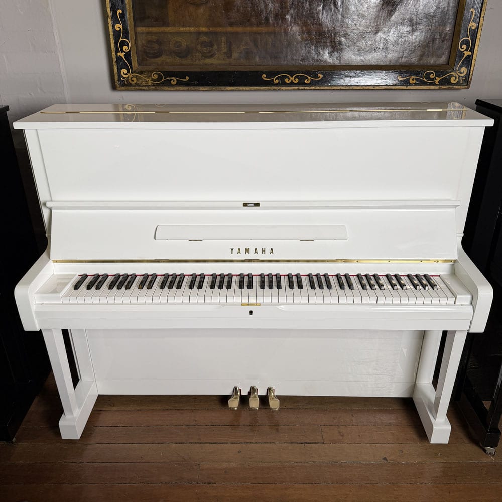 Reconditioned | Yamaha U1 | Upright Piano  | White Polyester | 2162900