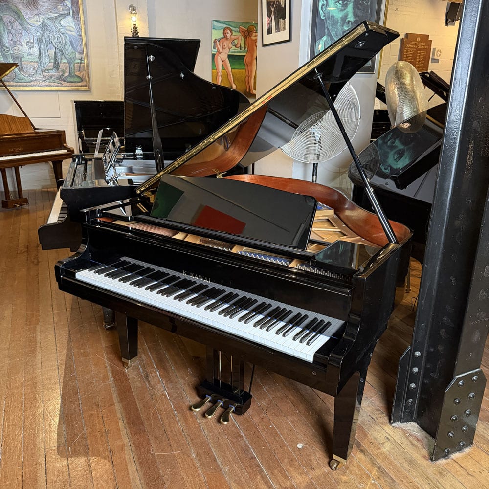 Used | Kawai KF-1 | Baby Grand Piano  | Black Polyester | 2047497