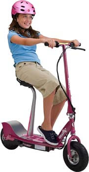 8. Razor E300S Seated Electric Scooter - Sweet Pea