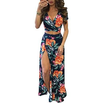 2. Aro Lora Two-Piece Maxi Dress