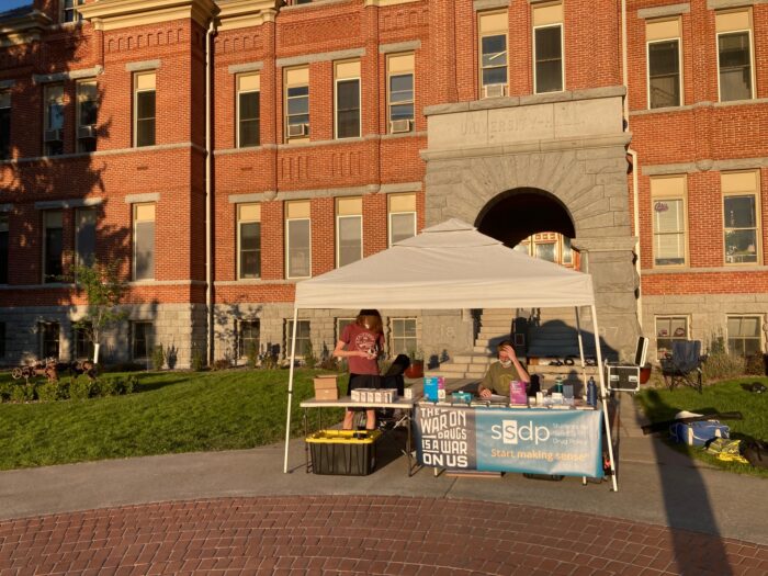 Missoula SSDP Tabling on Campus 