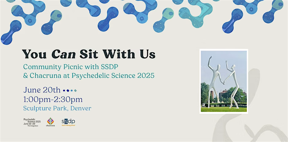 You Can Sit With Us: Community Picnic with SSDP & Chacruna