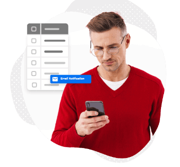 email notifications