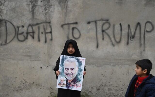 Iran issues arrest warrant for Trump over the killing of General Soleimani Iran issues arrest warrant for Trump over the killing of General Soleimani