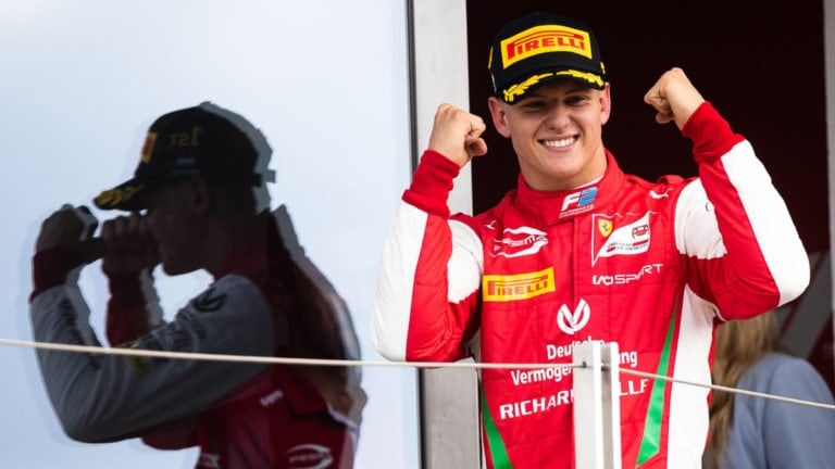 Mick Schumacher, the son of F1-legend Michael Schumacher, wins the F2 title Mick Schumacher, the son of F1-legend Michael Schumacher, wins the F2 title