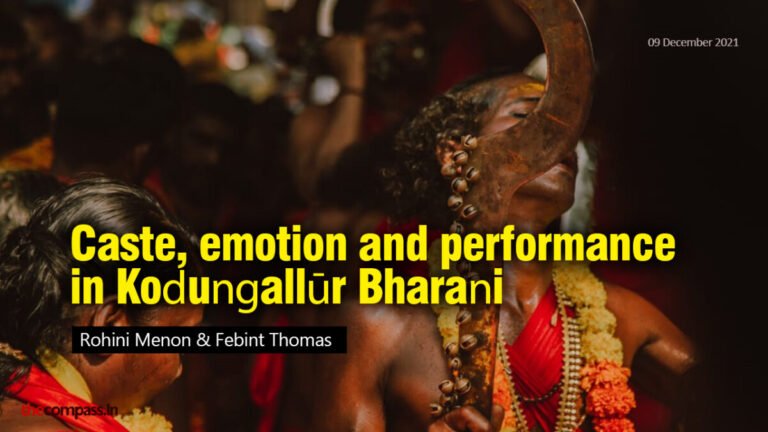 Caste, emotion and performance in Koṭuṅṅallūr Bharaṇi Caste, emotion and performance in Koṭuṅṅallūr Bharaṇi