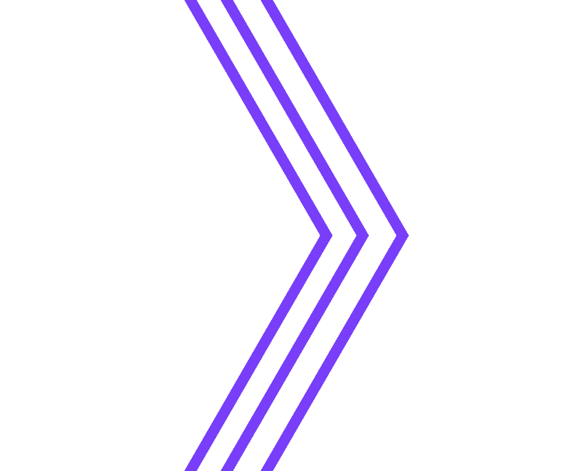 White, Purple and Dark Purple Chevron Graphic