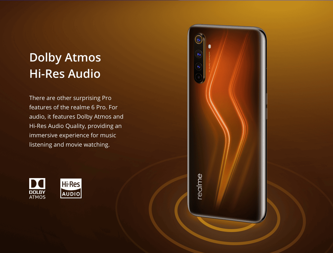 Realme 6 Pro – 128GB ROM – 8GB RAM – 06 Câmeras – Tela 6.6" 90hz – Dual Chip – 4300 Mah