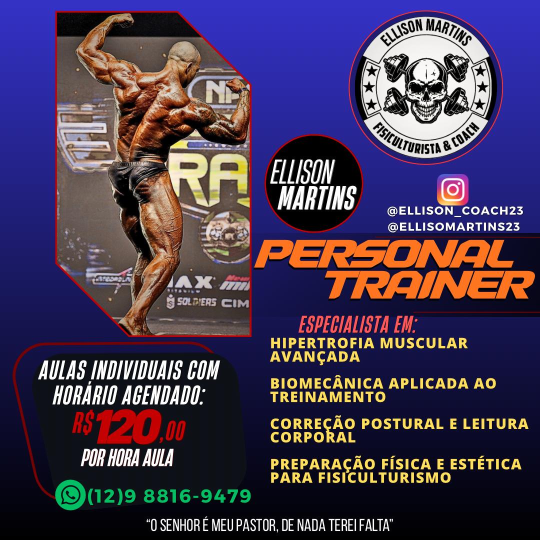 Consultoria Especializada – Personal Trainer | Hipertrofia – Emagrecimento – Saúde – Performance – Fisiculturismo