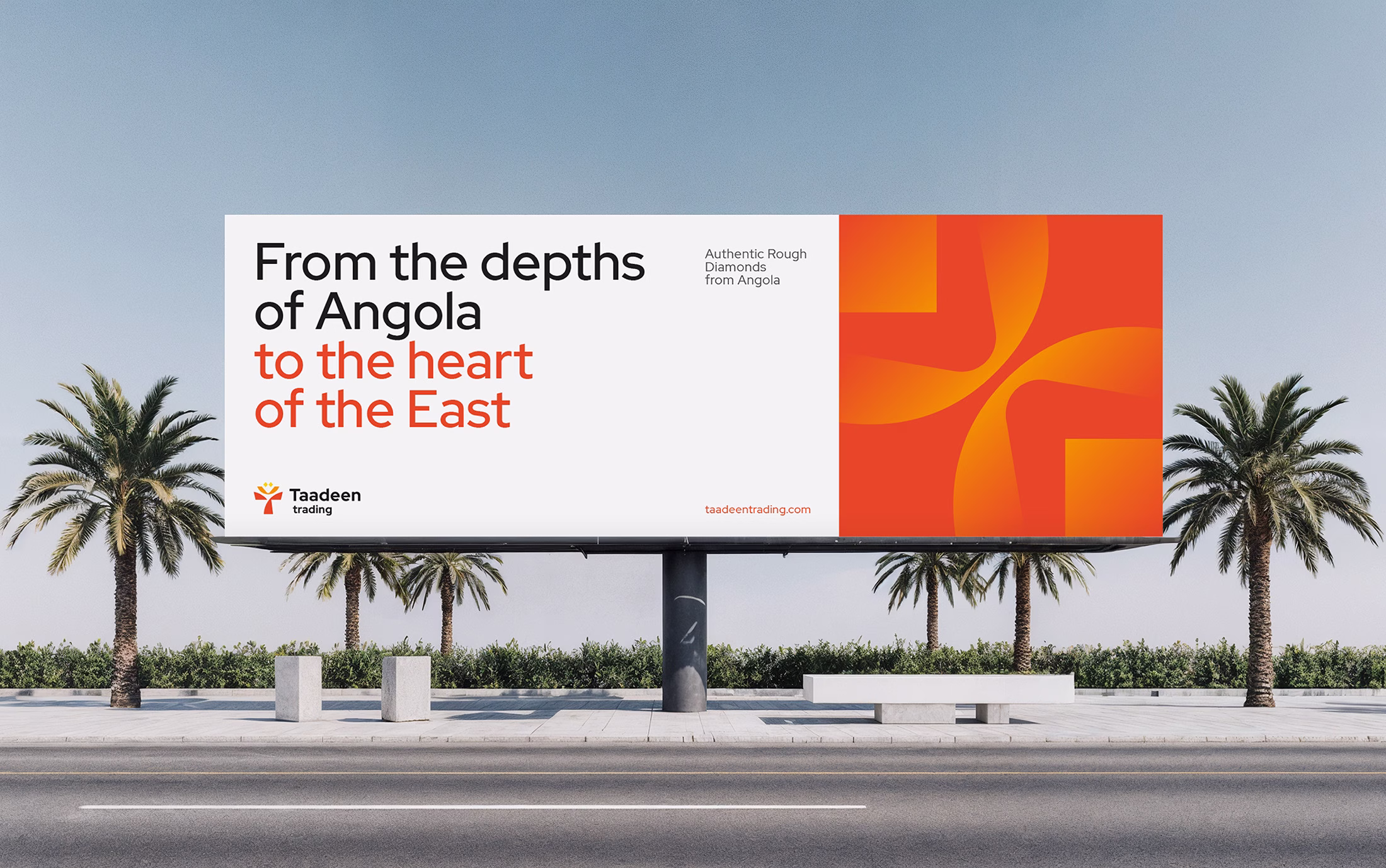 Granit advertising campaign billboard visualization