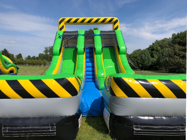 15ft Dual Lane Caution Slide