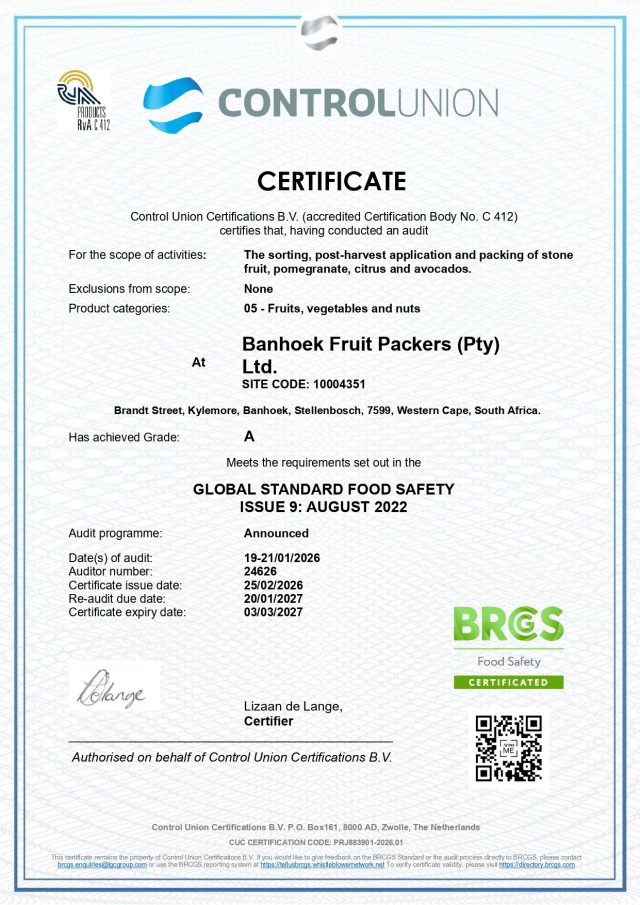 Packhouse 6 BRCGS_Food_9_Certificate_883901_2026_01_page-0001