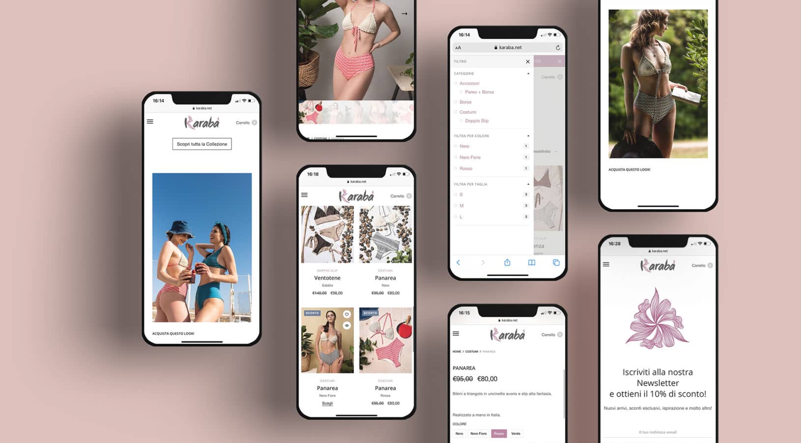 Sito Web Karabà Beachwear