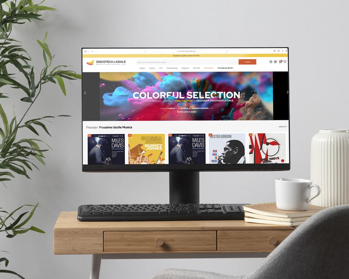 Discoteca LazialeOttimizziamo la user experience e il processo di acquisto del sito, migliorando la navigabilità, la velocità e l'efficacia delle conversioni per offrire agli utenti un'esperienza fluida e intuitiva.