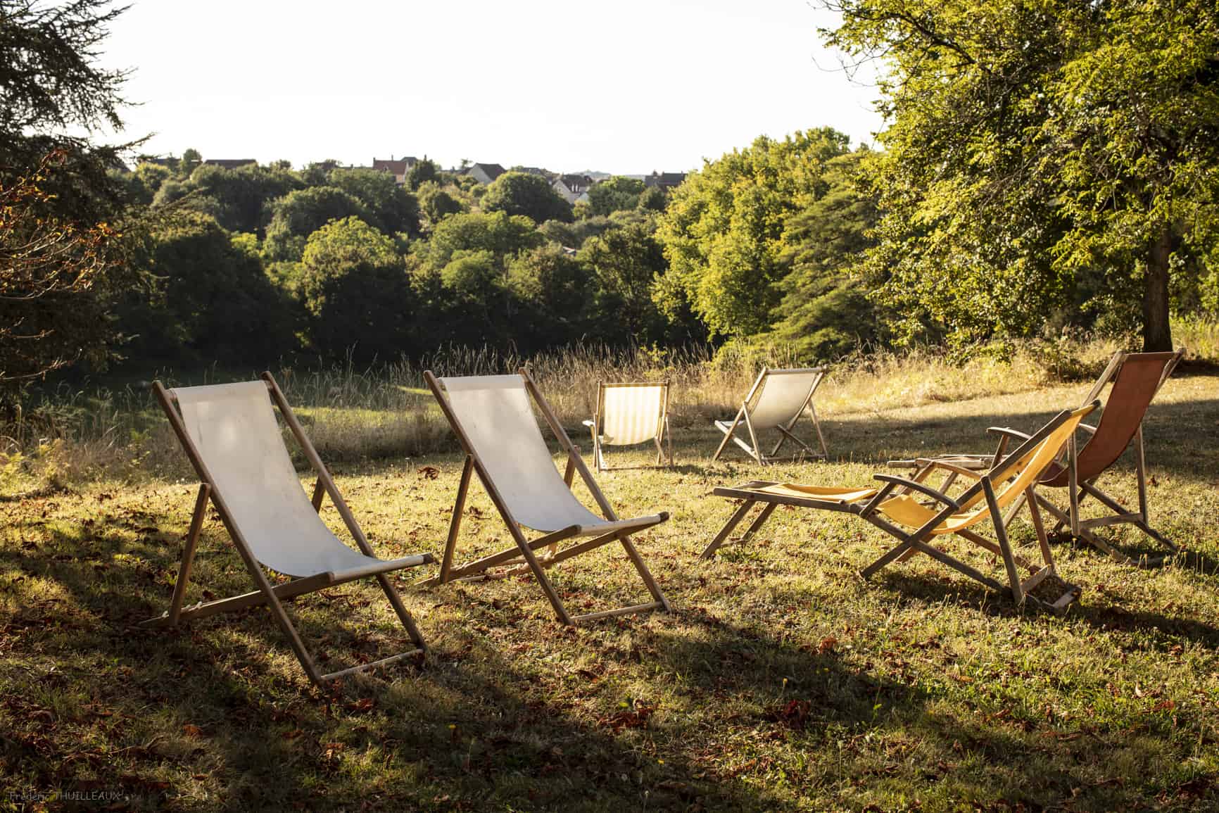 Détente dans le parc