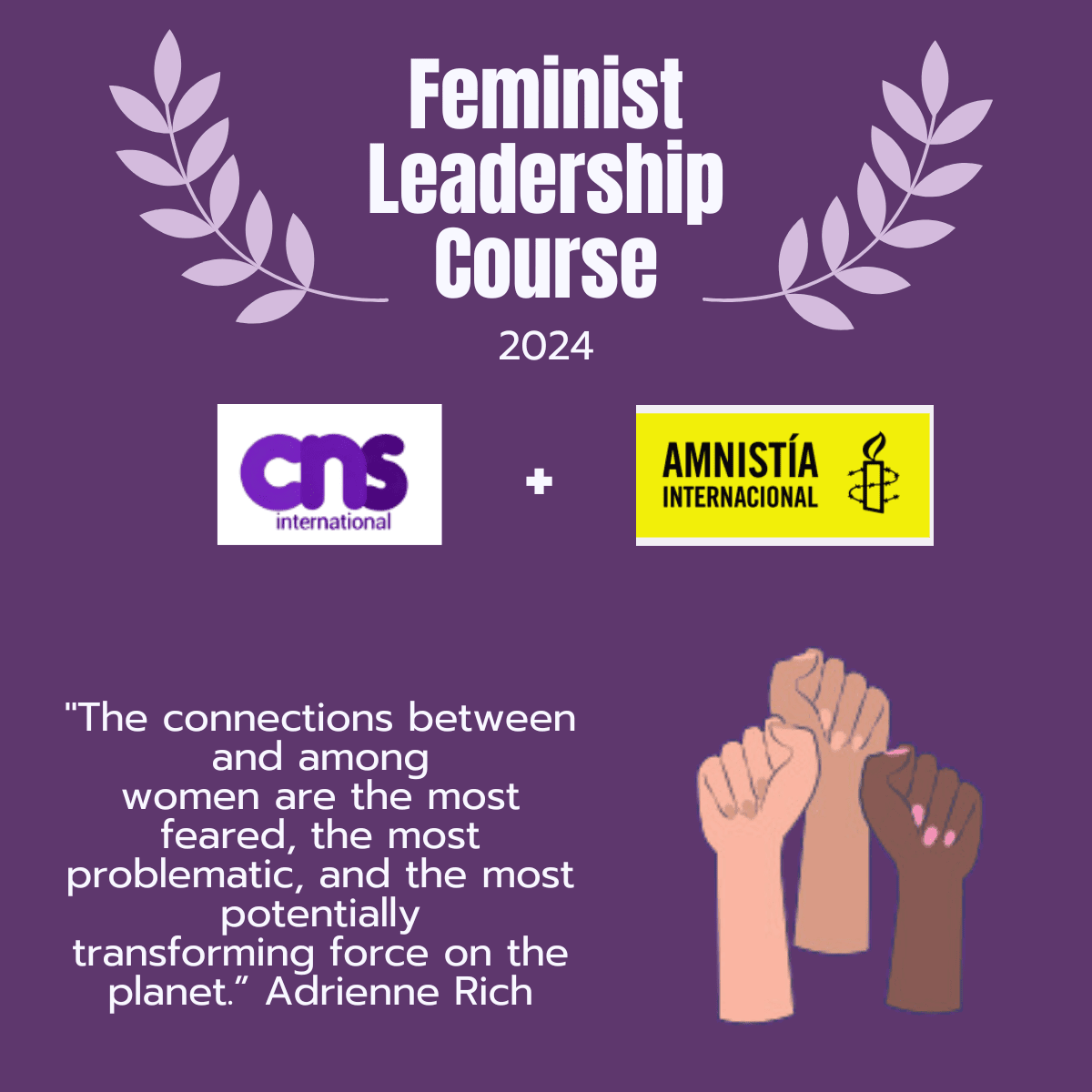 Nuevo curso de Liderazgo Feminista.