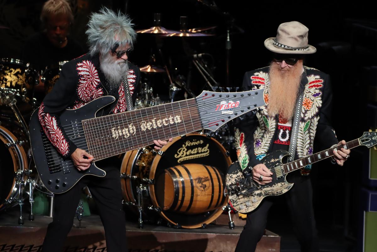 ZZ Top at the Xfinity Center in Mansfield, MA on August 17, 2024.