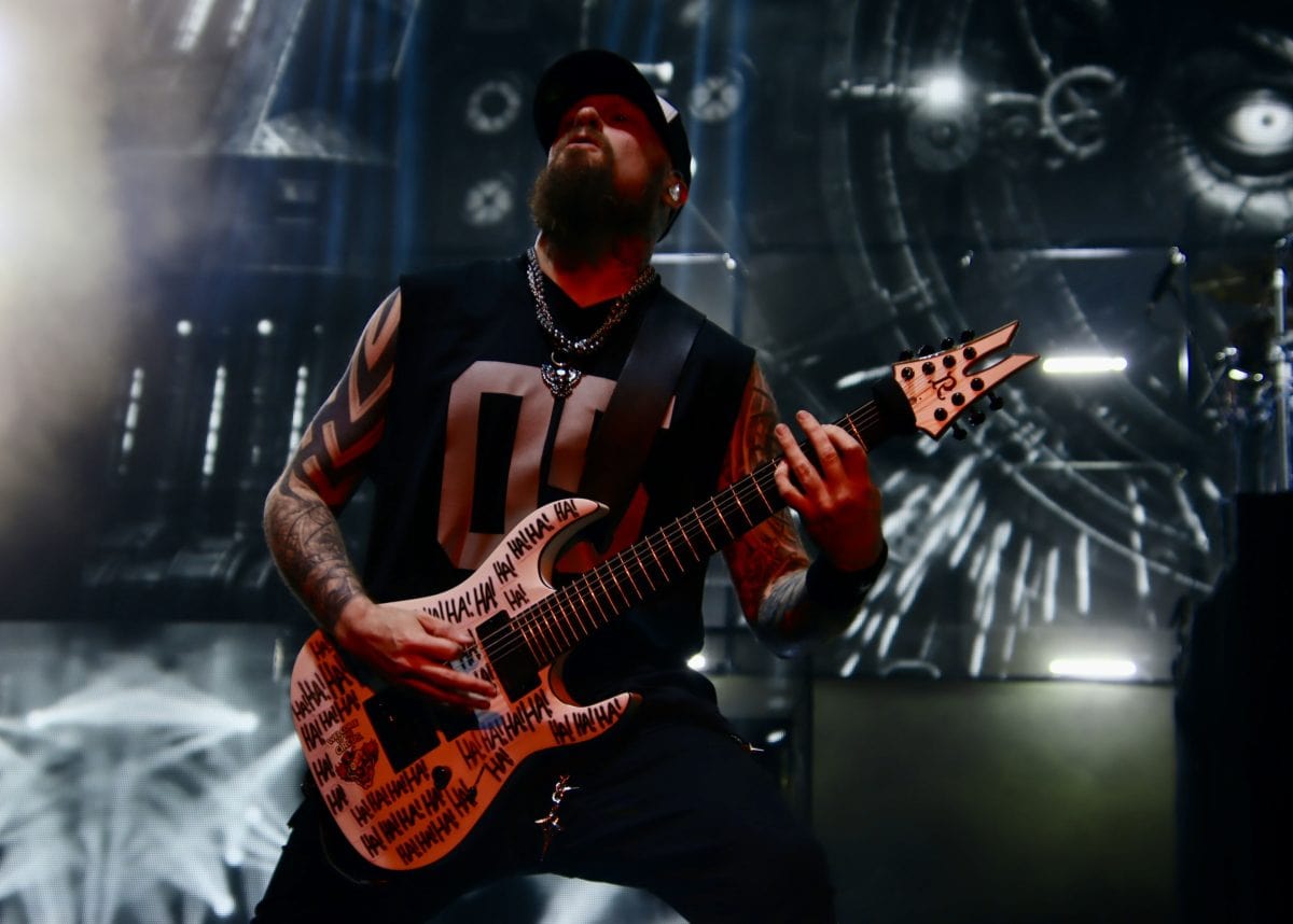 Five Finger Death Punch at Xfinity Center in Mansfield, Massachusetts on July 30, 2026.