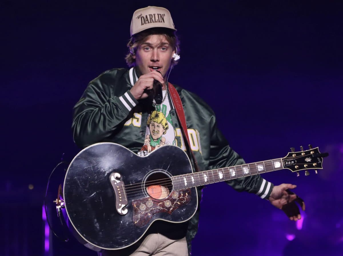 Hudson Westbrook at TD Garden in Boston, Massachusetts on March 5, 2026.