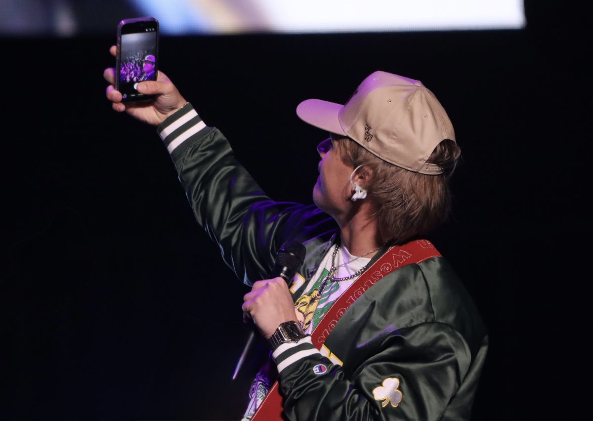 Hudson Westbrook at TD Garden in Boston, Massachusetts on March 5, 2026.