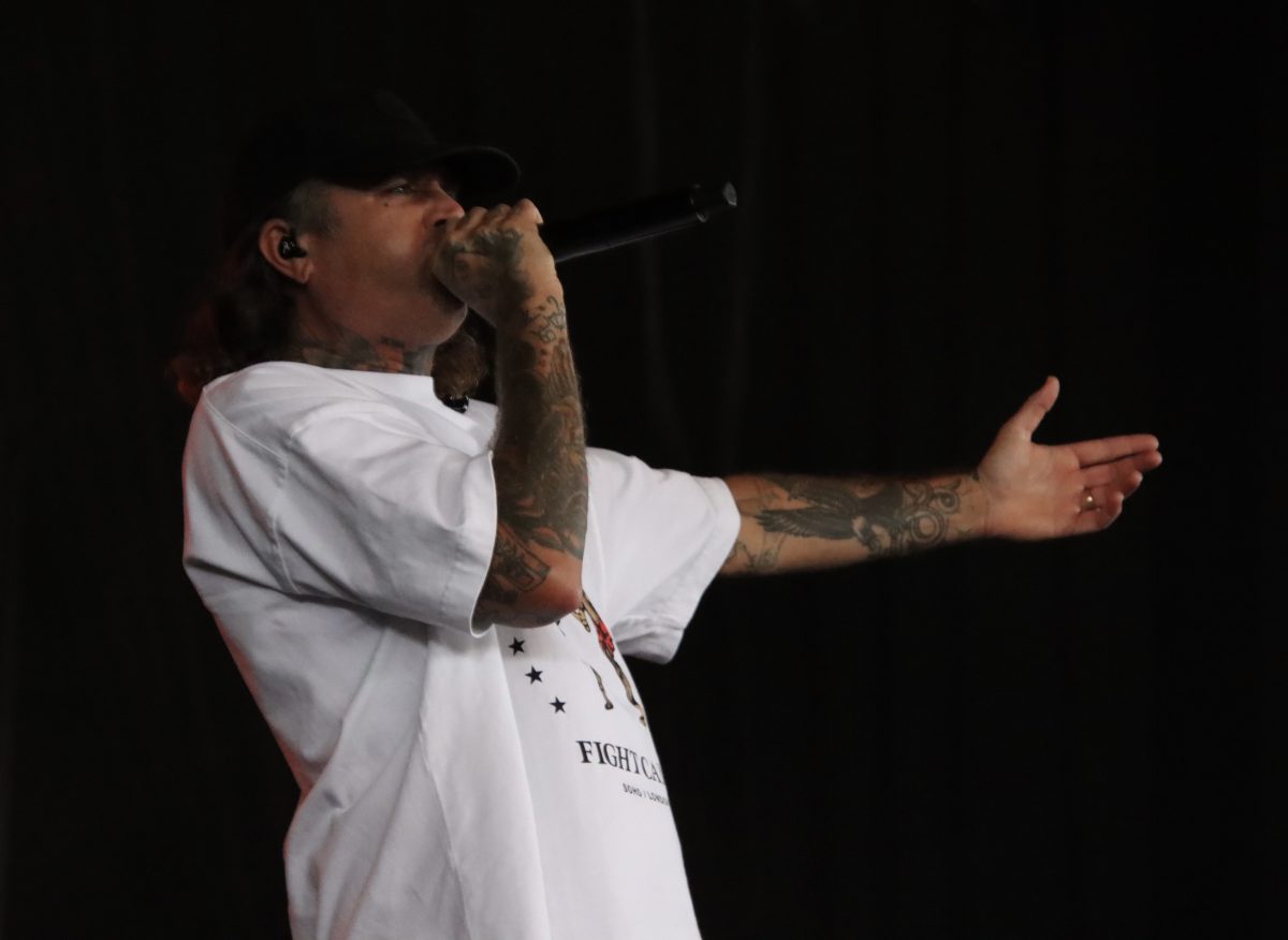 The Amity Affliction at The Summer of Loud Festival at the Xfinity Center in Mansfield, MA on 7/22/2025.