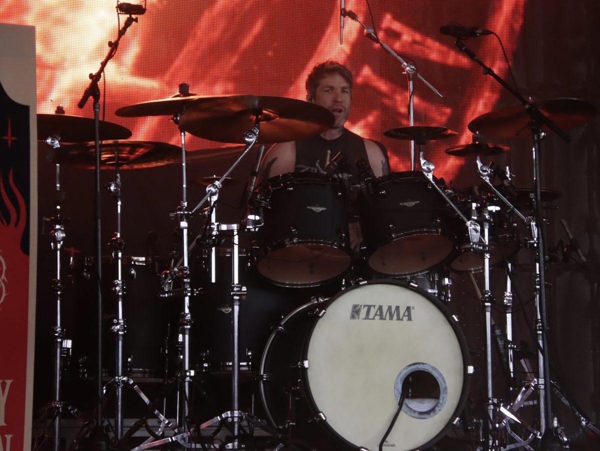 The Amity Affliction at The Summer of Loud Festival at the Xfinity Center in Mansfield, MA on 7/22/2025.