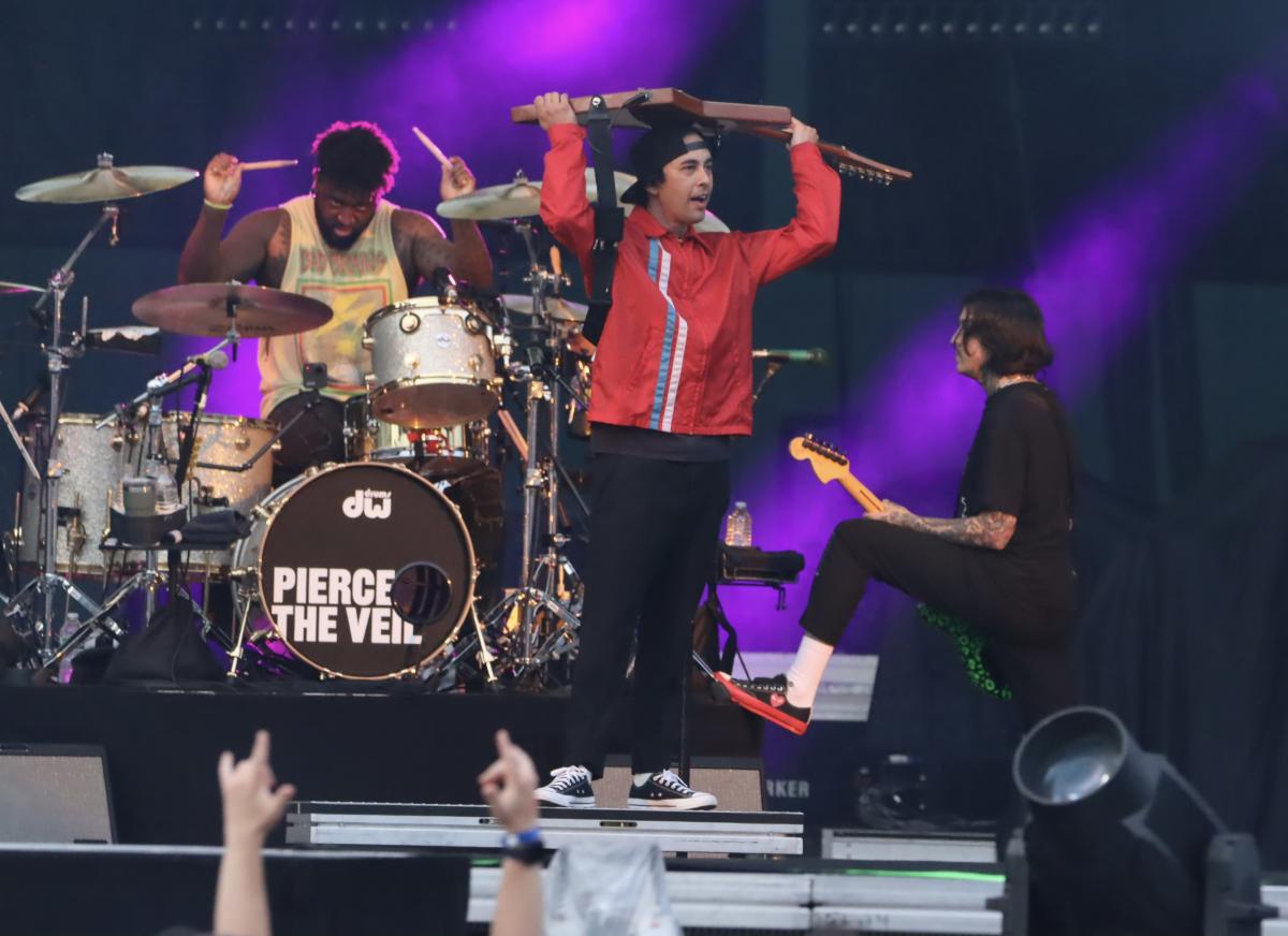 Pierce The Veil at Fenway Park in Boston, Massachusetts on 7/23/2024