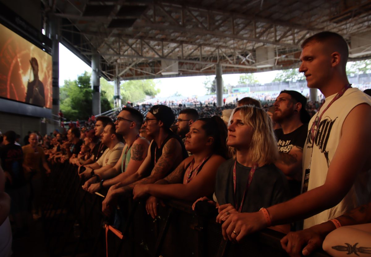The Amity Affliction at The Summer of Loud Festival at the Xfinity Center in Mansfield, MA on 7/22/2025.