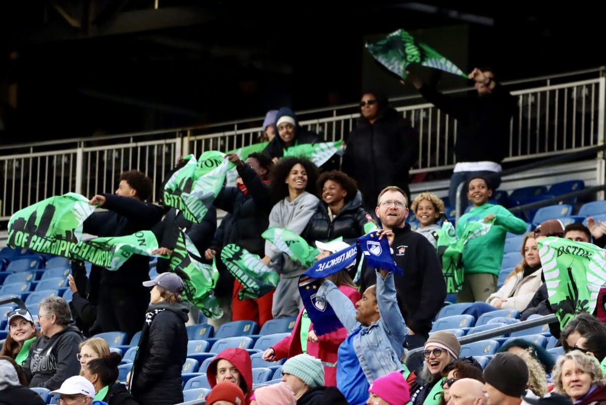 Boston Legacy FC VS North Carolina Courage at Gillette Stadium in Foxborough, Massachusetts on April 29, 2026.